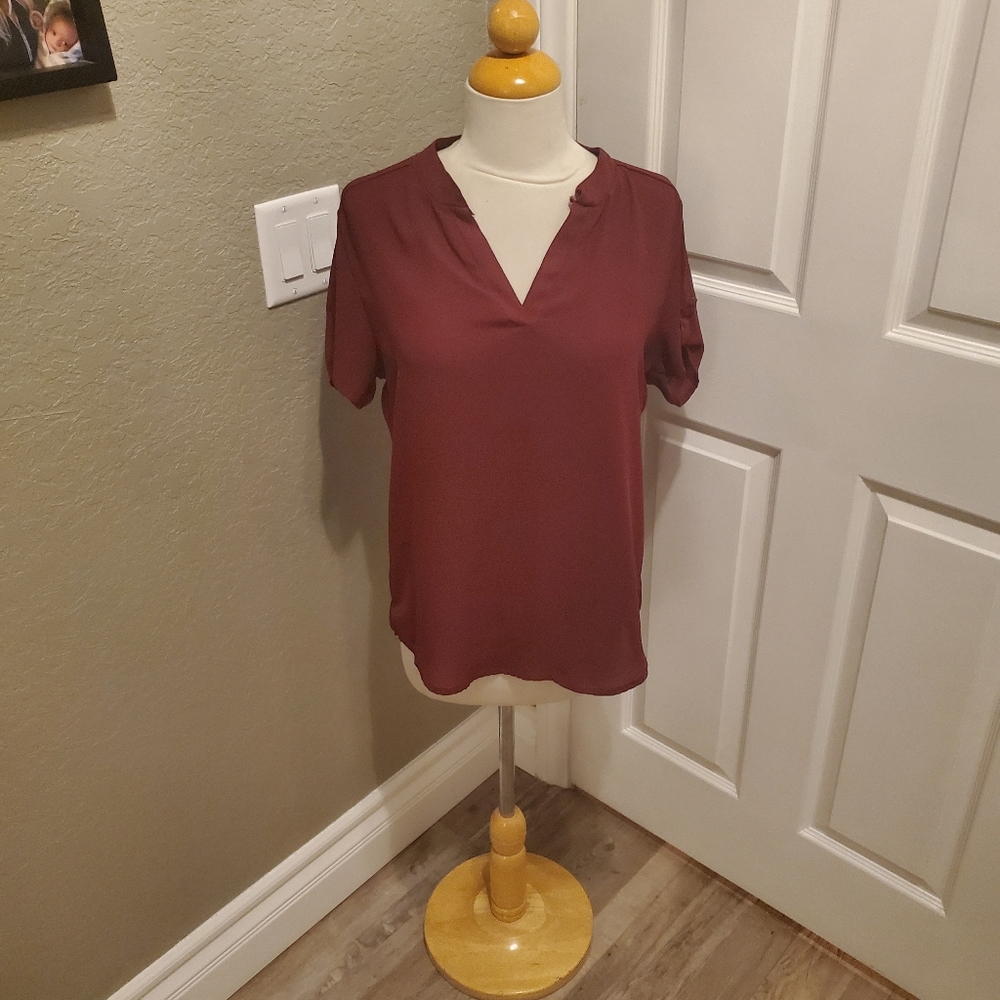 Wine tunic top